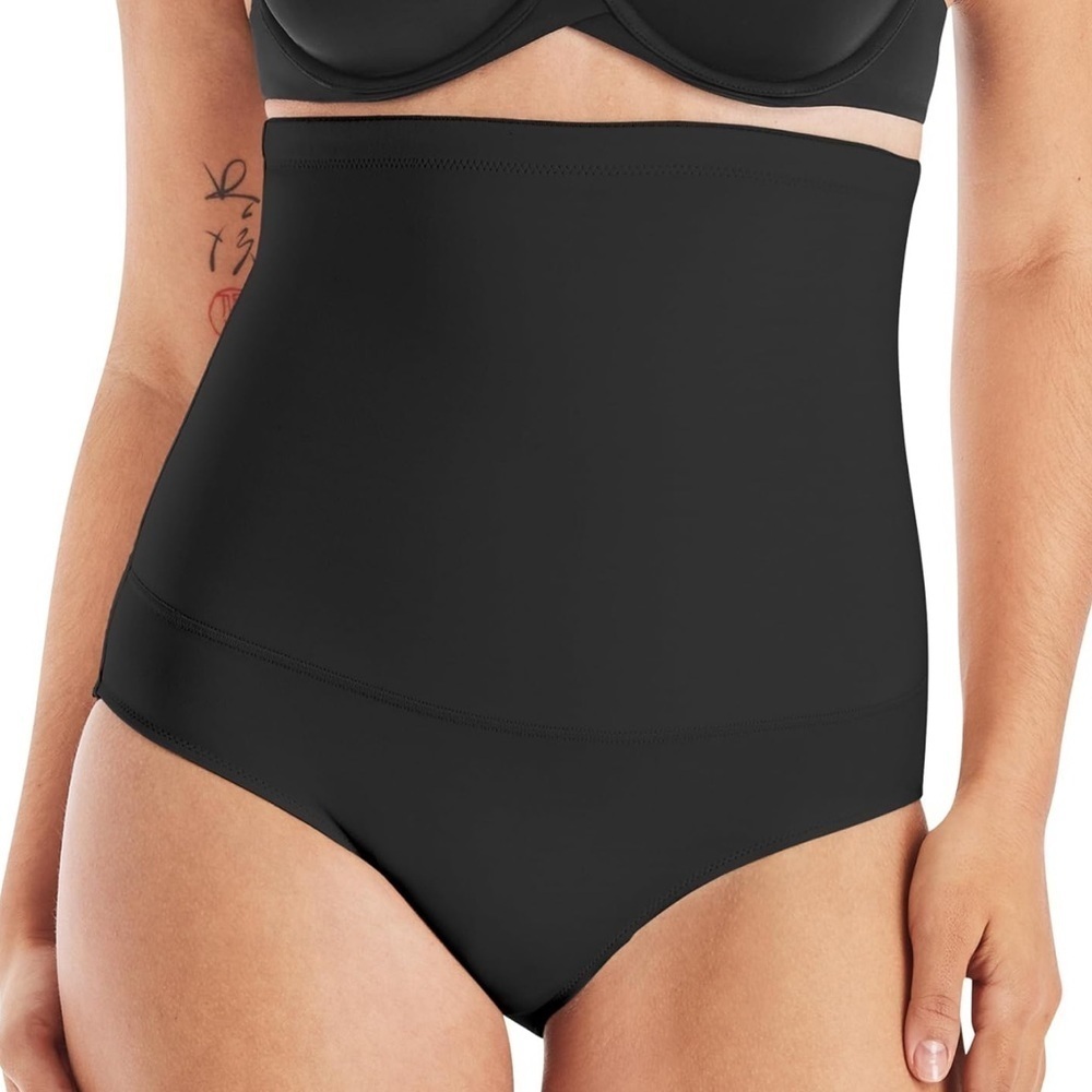 Maidenform Women's High Waist Shaping Brief Black Control Panties Medium